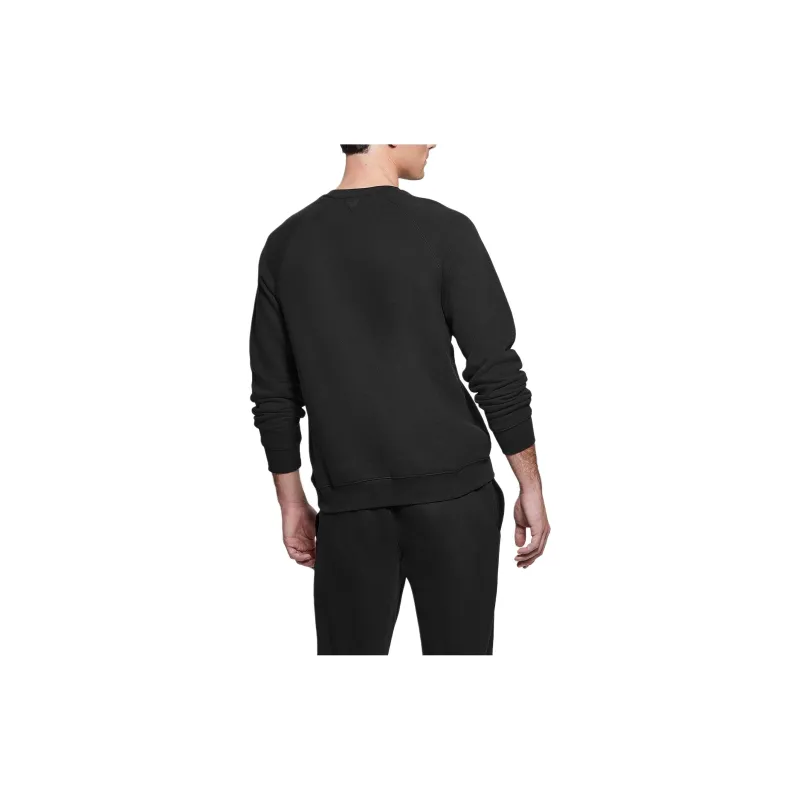 GUESS Eco Aldwin Logo Sweatshirt Sweatshirt Men's Black-1