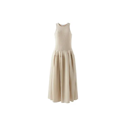 SUNDAY LIFE Sleeveless Dresses Women's Beige