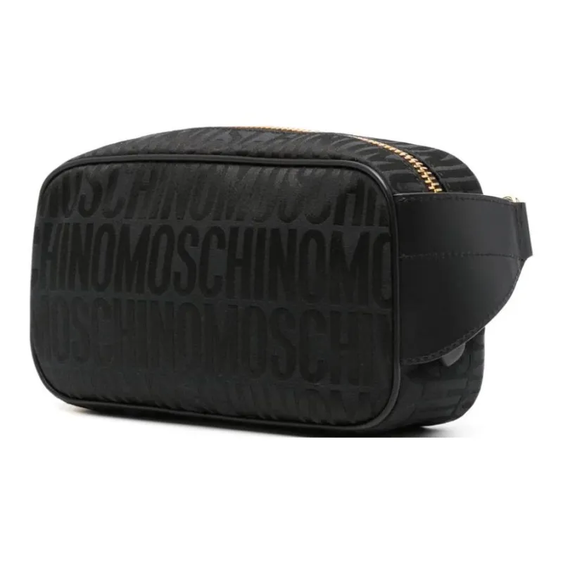 MOSCHINO Logo-jacquard Canvas Belt Bag-1
