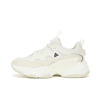PEAK Chunky Sneakers Women's Low Top Off White/Beige