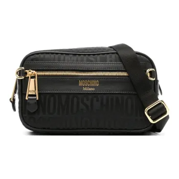 MOSCHINO Logo-jacquard Canvas Belt Bag
