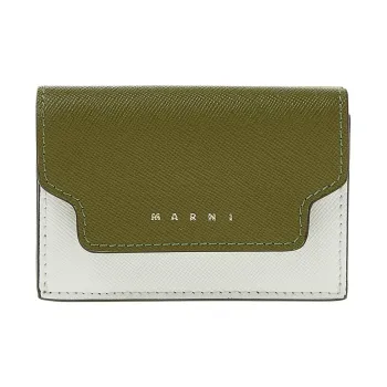 MARNI Calfskin Wallet Mini Women's Green