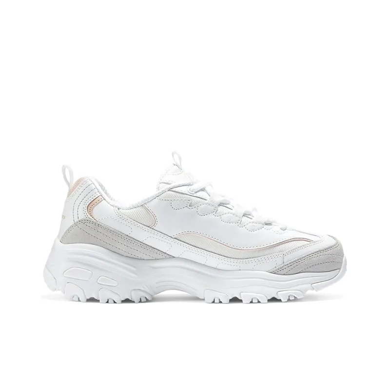 Skechers D'LITES 1.0 Anti Slip And Wear Resistant Support Lightweight Height Increasing Low Top Chunky Sneakers Women's-1