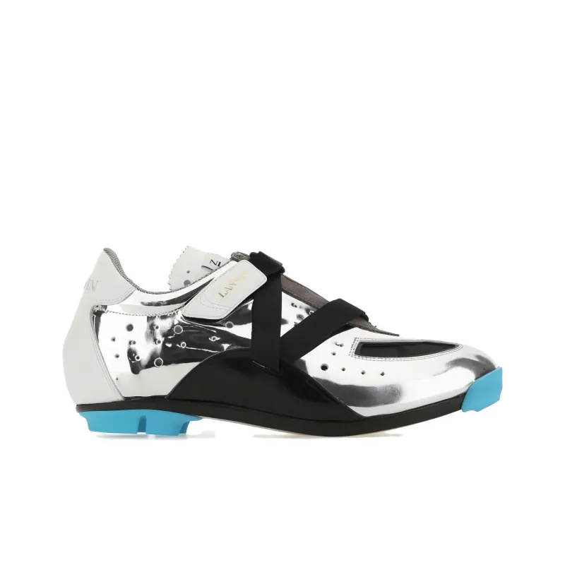 Lanvin Cushioned Slip Resistant Lightweight Low Top Casual Shoes Men's Silver-1