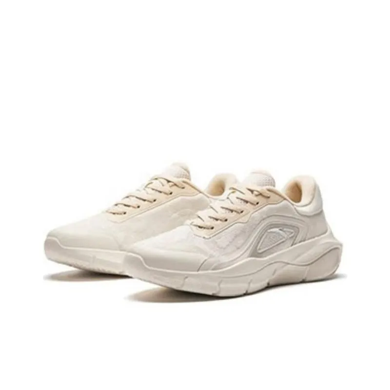 Anta Anti-Slip Wear-Resistant Low-Top Running Shoes Women's Mud Sand Gray Champagne-1