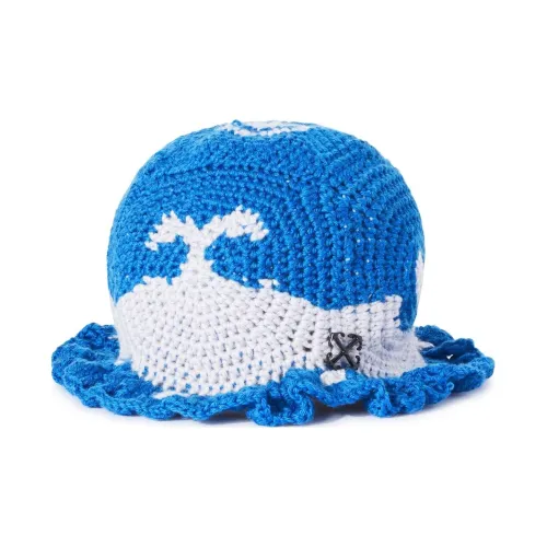 OFF-WHITE Crochet Wool Bucket Hat