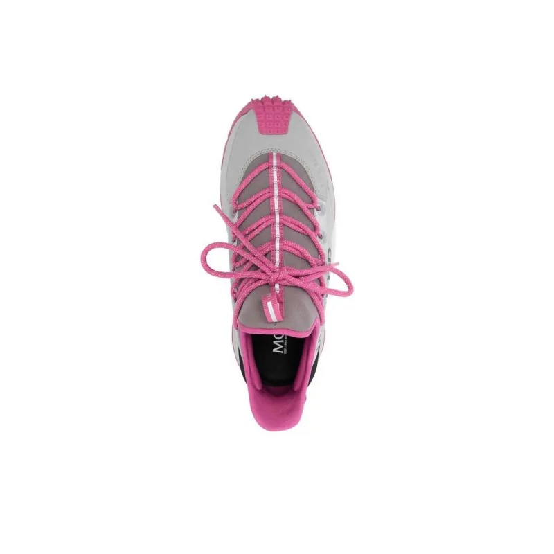 Moncler Low Top Casual Shoes Women's Gray Pink-3