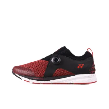 YONEX Breathable And Sweat-absorbent Low-Top Casual Shoes Unisex Black Red