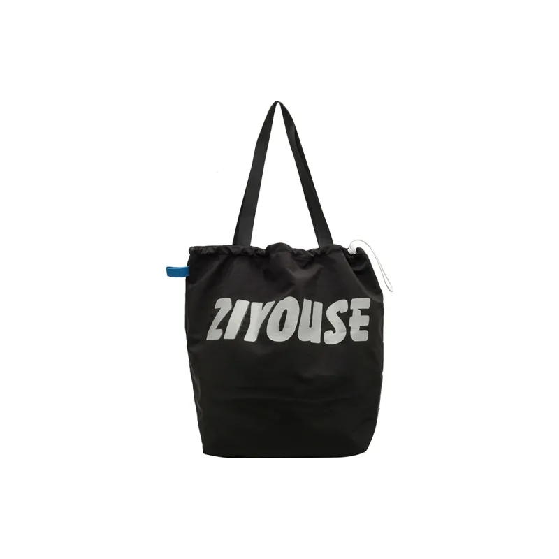 OUZIHUANG Canvas Bucket Bag Handbag Shoulder Bag Regular Women's Yellow/Ecru/Black/Khaki-14