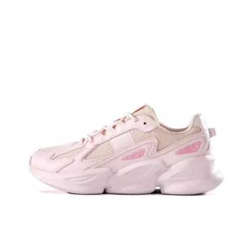 QIAODAN Durable Breathable Low Top Running Shoes Women's Pink