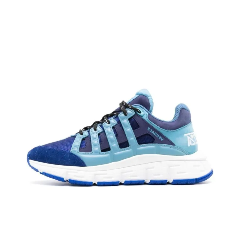VERSACE Trigreca Low Top Blue Navy-0