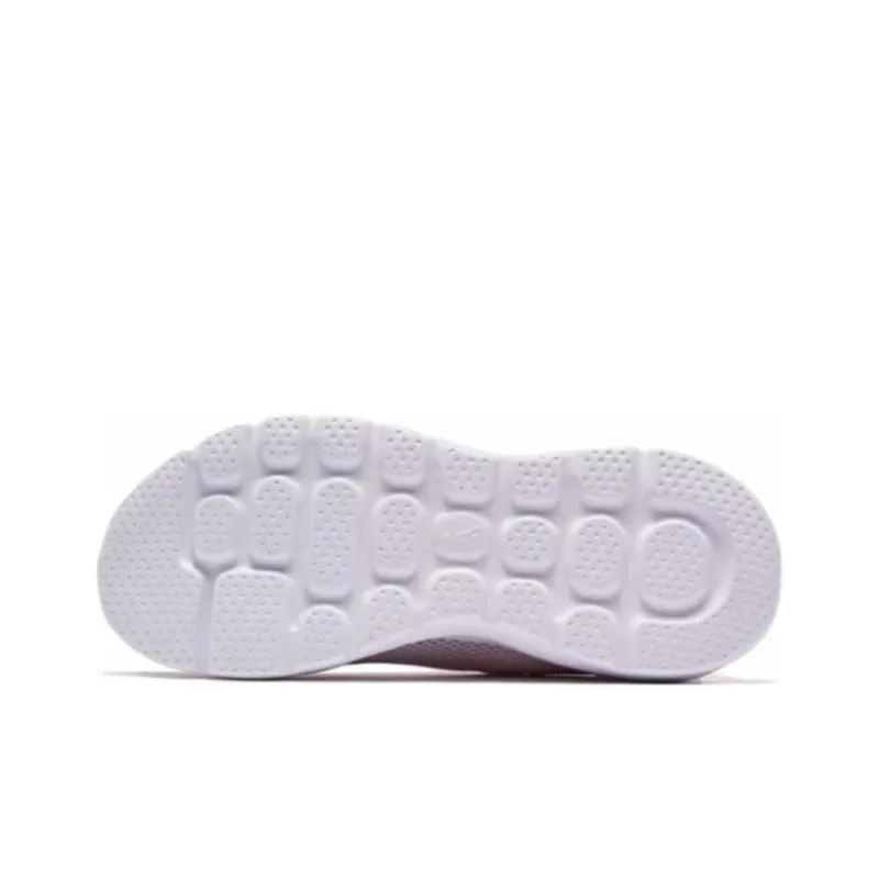 QIAODAN Anti Slip And Wear Resistant Breathable Low Top Running Shoes Women's Pink White-4