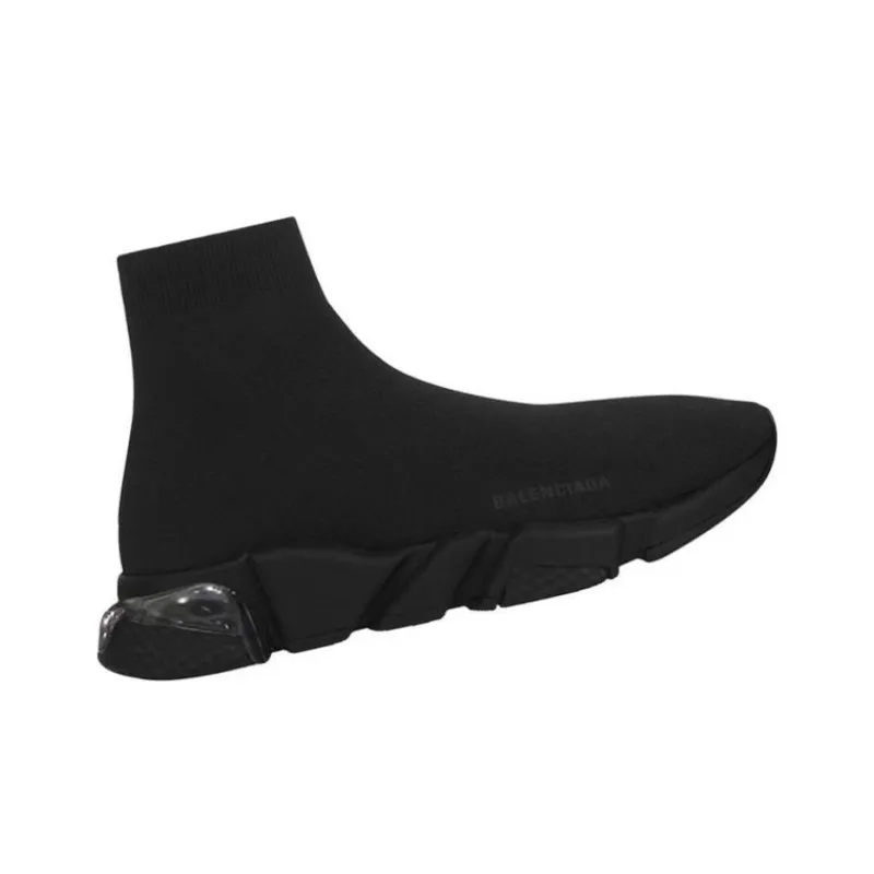 Balenciaga Speed Clear Sole Black Women's-1