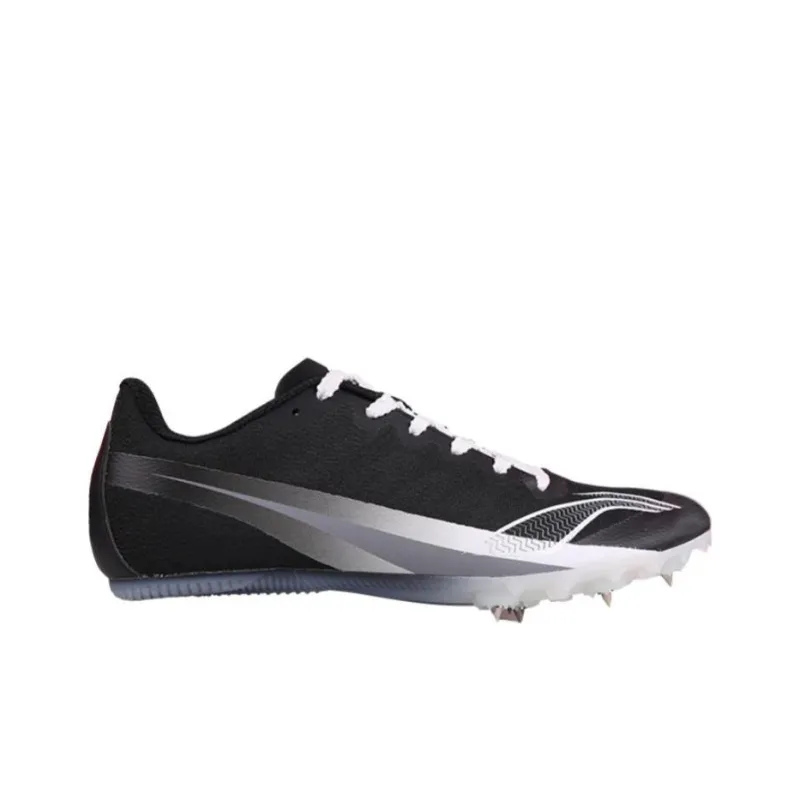 LiNing Cushioning Wear Resistant Low Top Racing Running Shoes Unisex Black Knight-1