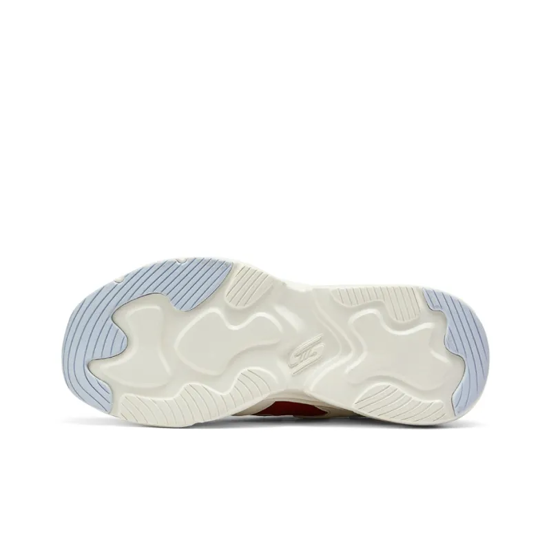 Skechers Cushioning Wear Resistant Low Top Chunky Sneakers Women's White-5