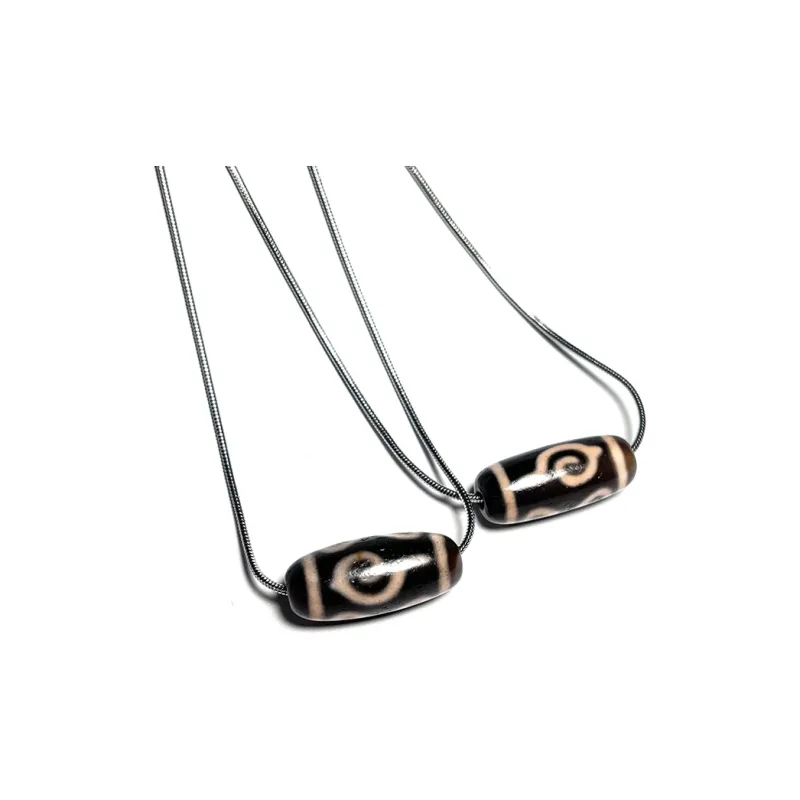 MOUNTAINS AND MANS Agate Jade Necklaces Unisex-0