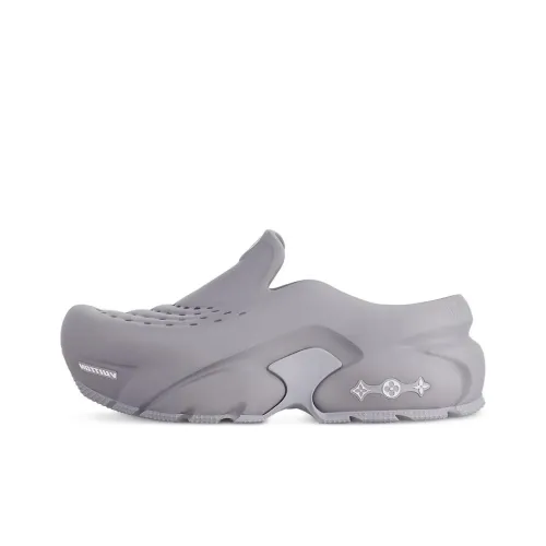 LOUIS VUITTON Casual Shoes Men Low-Top Gray