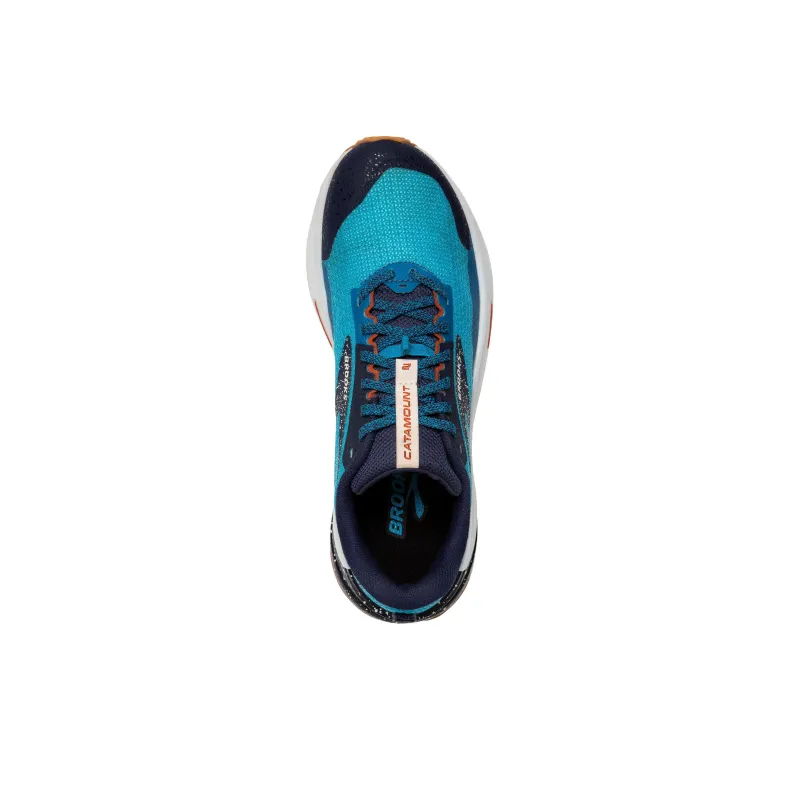 Brooks Catamount 2 Anti Slip Wear Resistant Low Top Mountaineering Outdoor Shoes Men's Blue Black-4