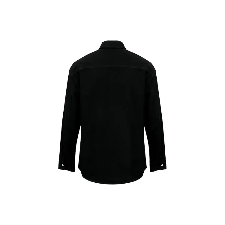 URBAN REVIVO Shirts Men Jet Black-1