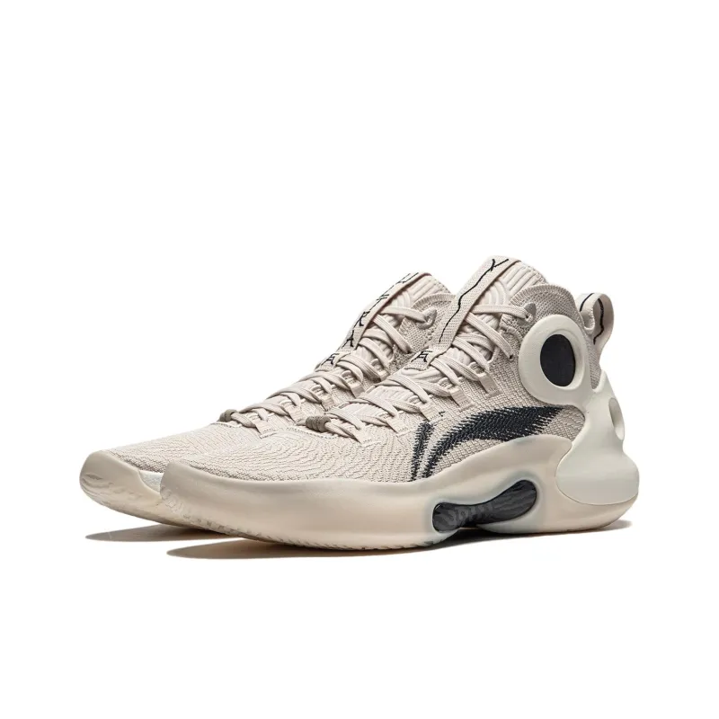 LINING Charming ULTRA Basketball Shoes Men Mid Top Moonlight Gray-2