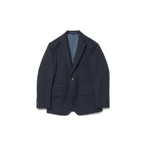 Beams Business Suits Men Blue