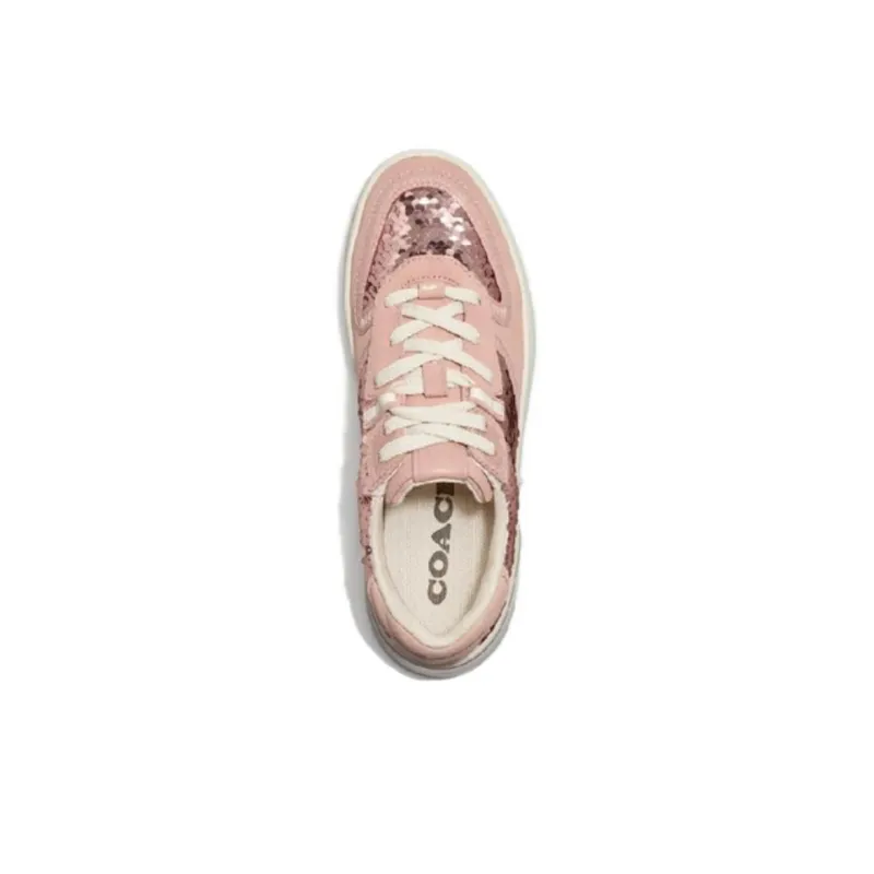 COACH Low Top Casual Shoes Women's Pink-3