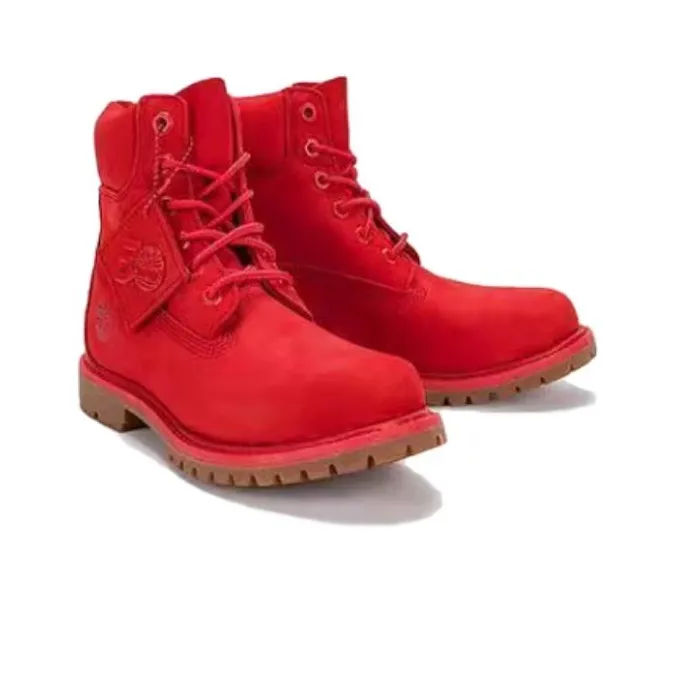 Timberland 50th Anniversary Edition Premium 6 Inch Waterproof Boot 'Medium Red Nubuck' Women's-2