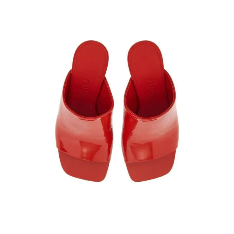 FERRAGAMO 85mm Open toe Slide Mules-3