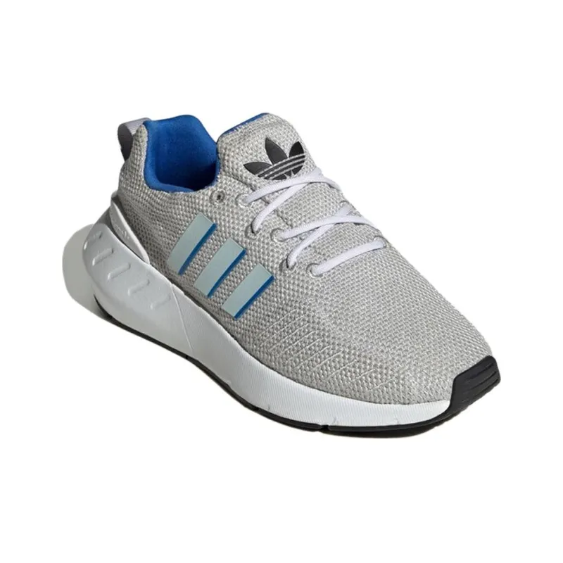 Adidas Originals Swift Run Cushioning Low Top Casual Running Shoes Women's Gray Blue-2