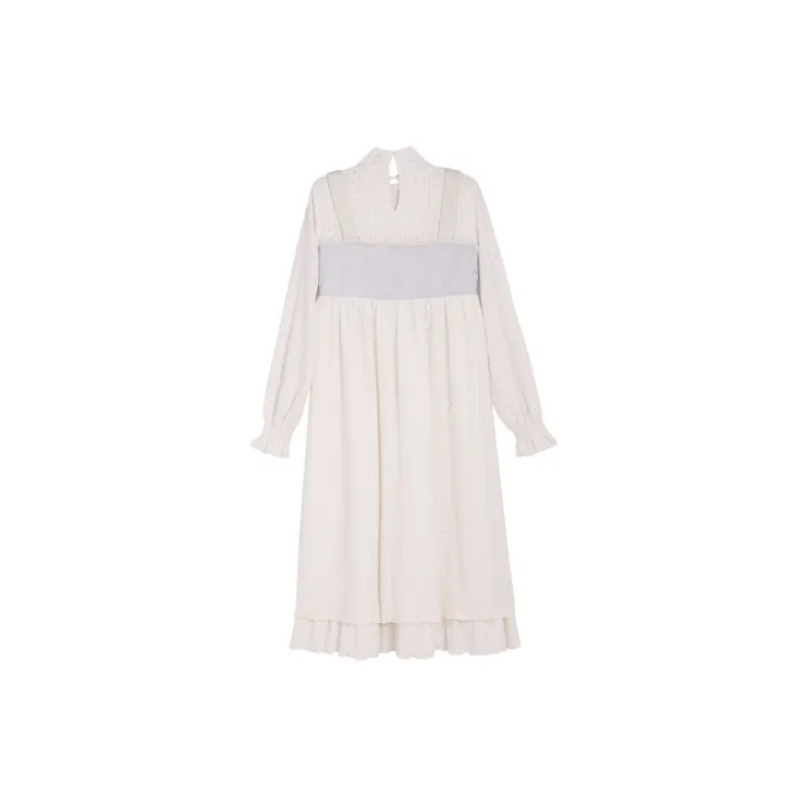 SNBL Long Sleeved Dresses Women's White-1