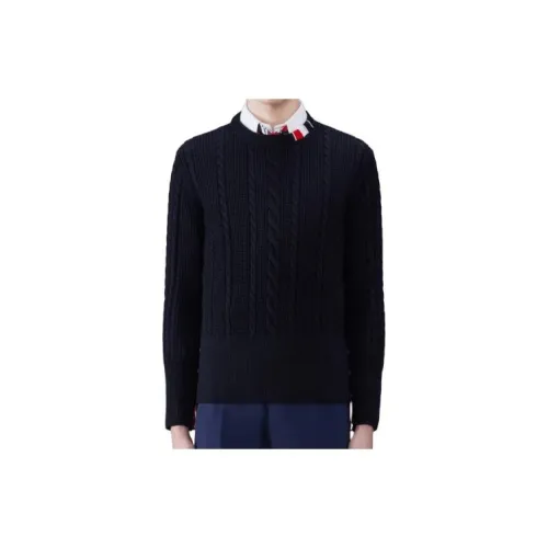 THOM BROWNE Sweaters Men Marine Blue