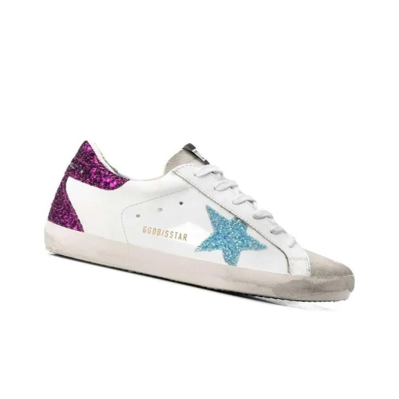 Golden Goose Low Top Skateboard Shoes Women's White-1