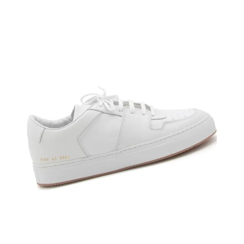 COMMON PROJECTS Slip Resistant Low Top Skateboard Shoes Men's White-2