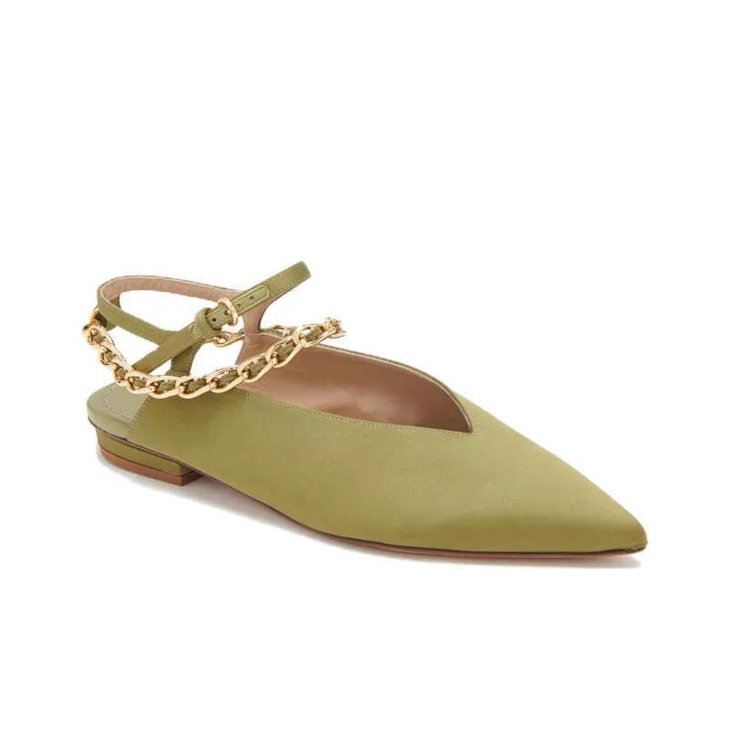 Ulla Johnson Casual Single Shoes Women's Olive-2