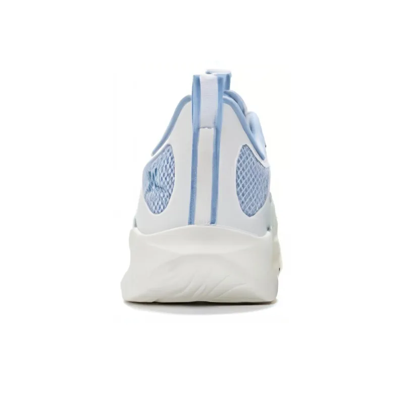 XTEP Chi Feng 6.0 Cushioning Anti Slip And Wear Resistant Rebound Low Top Running Shoes Men's White Blue-4