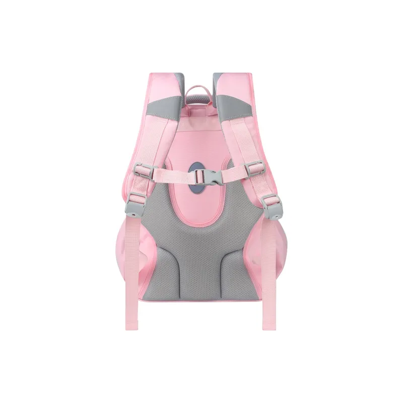 YOME Polyester Backpack Large Size Unisex Blue/Pink-7