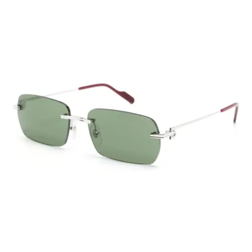 Cartier Eyewear Rectangle-frame Tinted-lenses Sunglasses