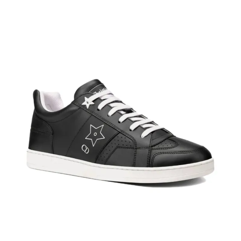 DIOR Dior Star Stylish Skateboarding Shoes Women's Black-2