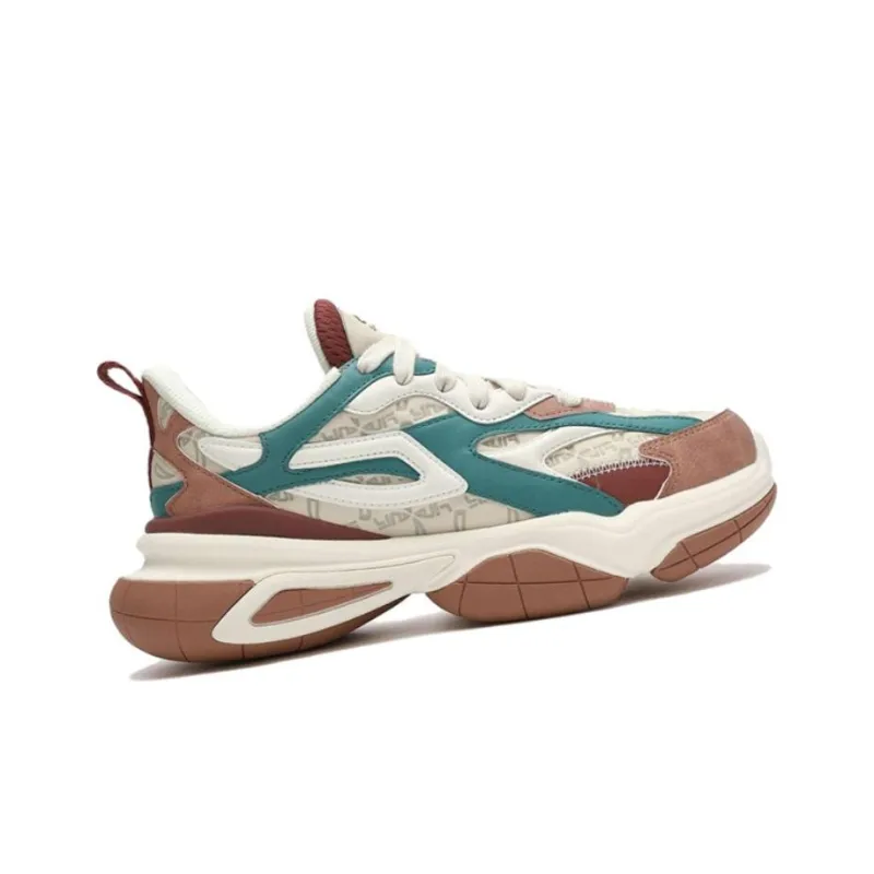 FILA Daddy Shoes 'White Brown Green' Women's-1