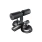 Elegant Black,[Strong Suction]Iron Rod with Dual Suction Cups+Hand Grippers