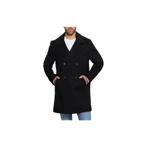 GUESS Coats Men Black