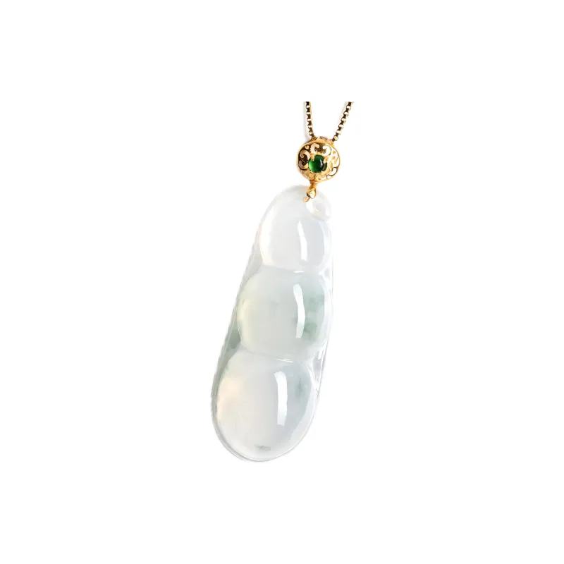 Abby's Wonderland Ice Glutinous Jadeite Pendants Unisex-2