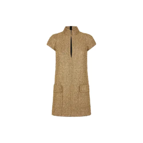 TOM FORD Short-Sleeved Dresses Women's Gold