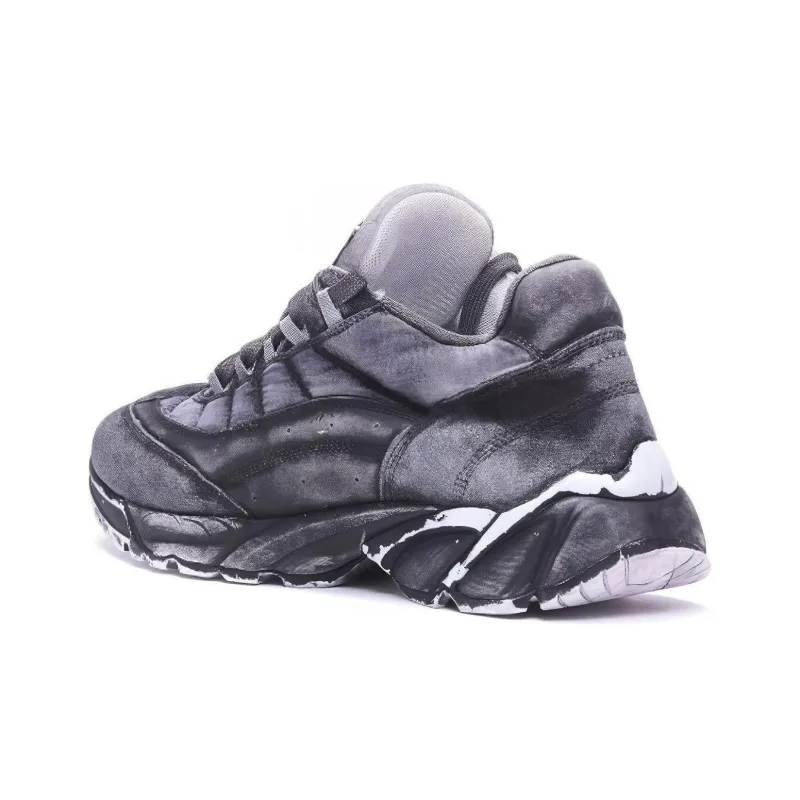 MM6 Maison Margiela Vintage Effect Low Top Sneakers-2