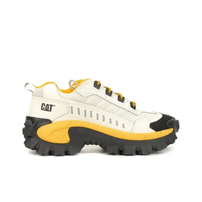 CAT Intruder Slip Resistant Outdoor Shoes Men's White Yellow-1