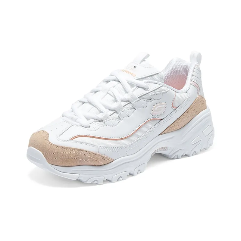 Skechers D'LITES 1.0 Wear Resistant Support Height Increasing Low Top Chunky Sneakers-2
