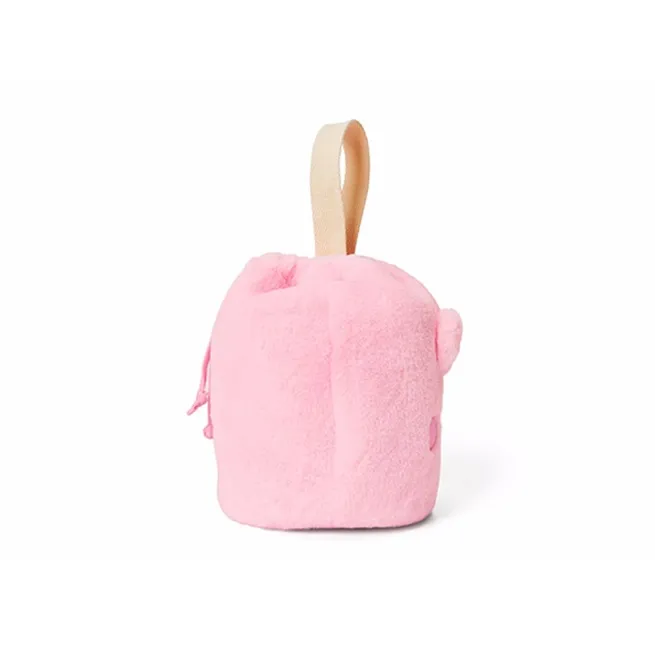 LINE FRIENDS BT21 Polyester Bucket Bag, Shoulder Bag, Crossbody Bag Women's Pink-4