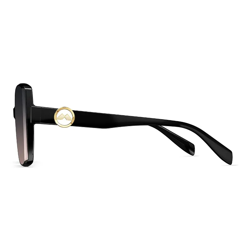MOLSION Plate Frame TR/Memory Plastic Irregular Shape Sunglasses Women's Multicolor-4