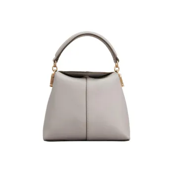 TOD'S Leather Messenger Bag, Tote Bag, Shopping Bag, Shoulder Bag, Crossbody Bag, Handbag Extra Small Women's Gray