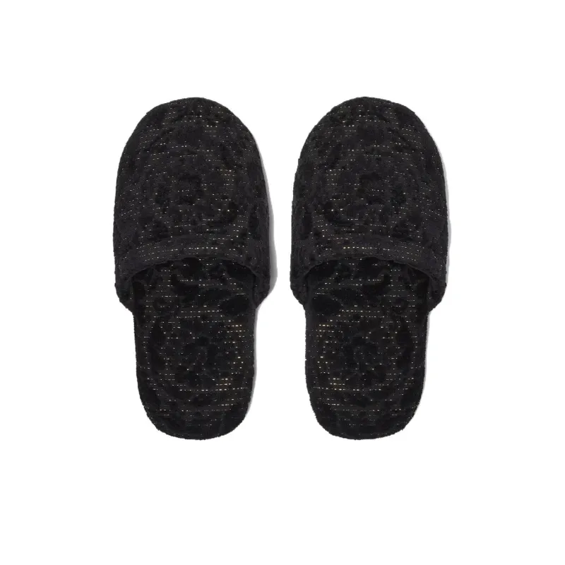 VERSACE Barocco Cotton Blend Slippers-5